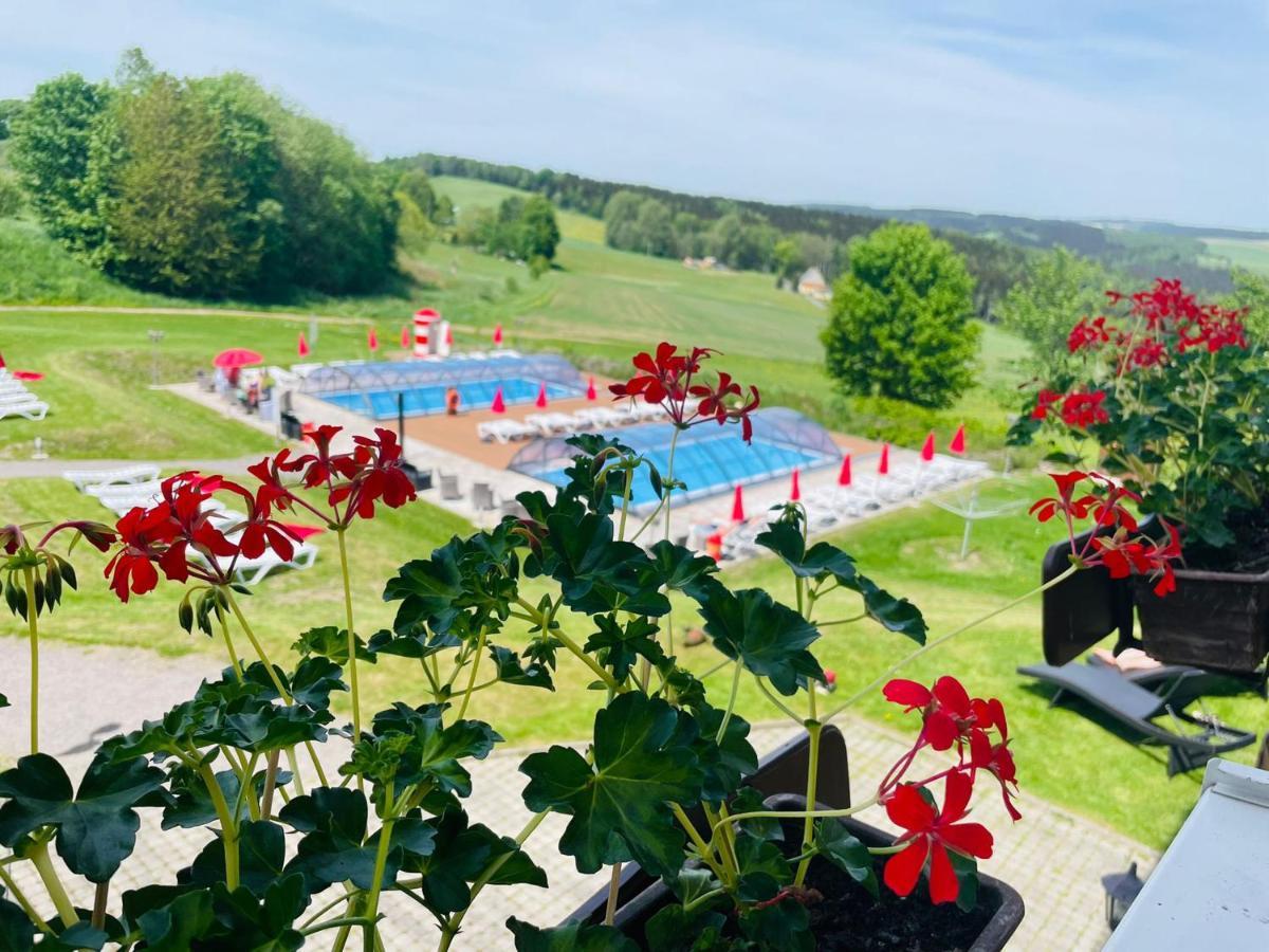 Panorama Berghotel Wettiner Hoehe Seiffen Buitenkant foto