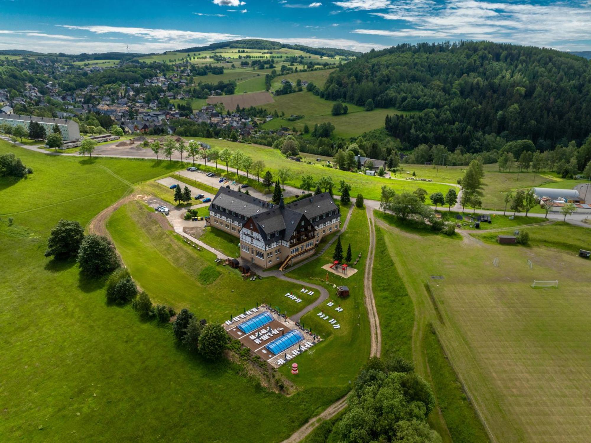 Panorama Berghotel Wettiner Hoehe Seiffen Buitenkant foto